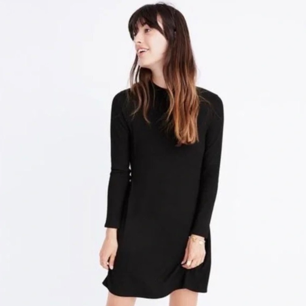 Madewell City Block Ribbed Dress